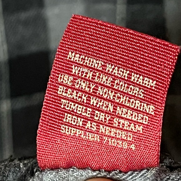 Arizona Large Men’s Black and Grey Flannel Shirt - Picture 5 of 6